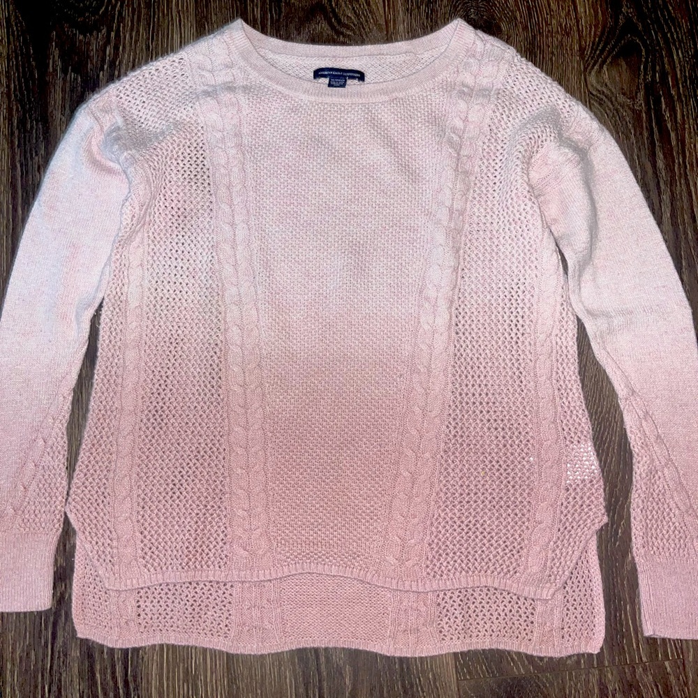 American Eagle Outfitters, Light Pink Sweater, XS